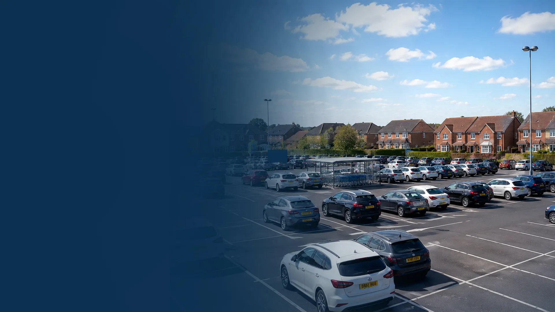 CCTV-monitored car park