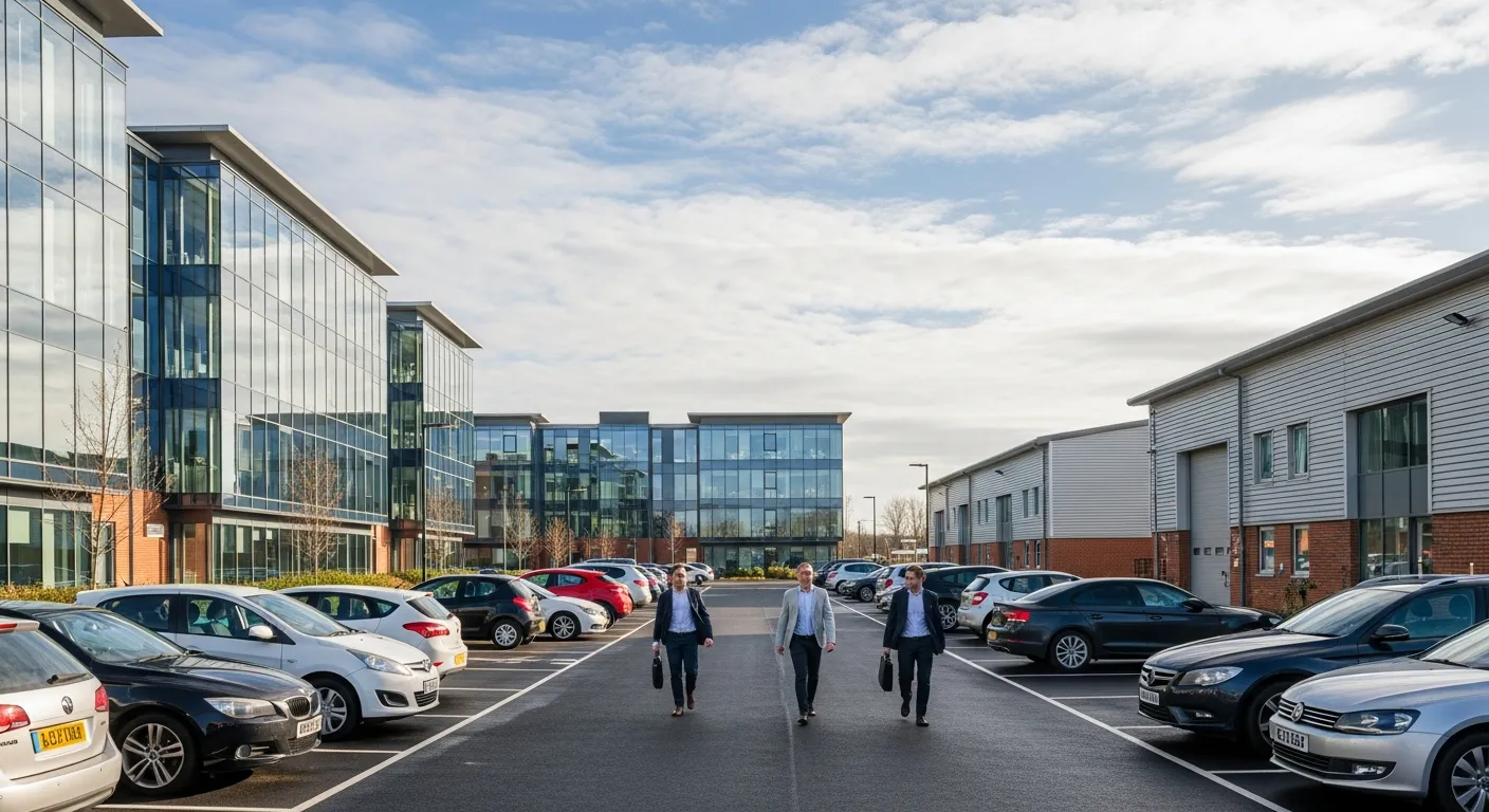 Office and industrial park car park managed by NPE